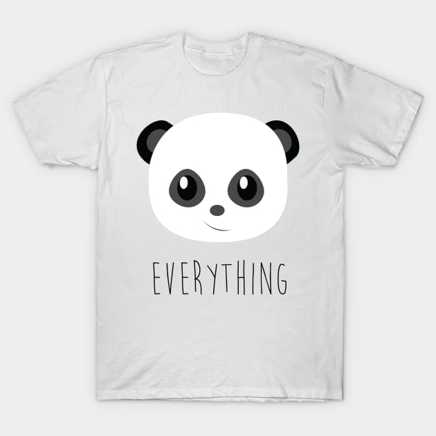 Panda Everything T-Shirt by AlMAO2O